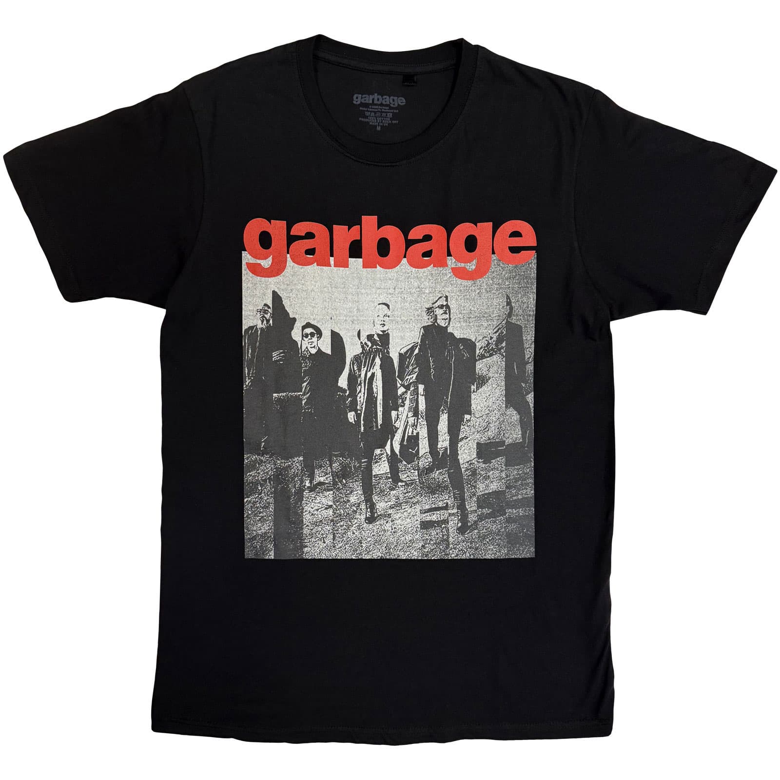 Tričko Garbage - Photo Segments, Unisex,Čierna,L