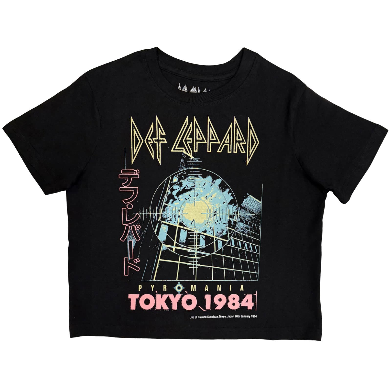 Tielko Def Leppard - Tokyo, Žena,Čierna,M