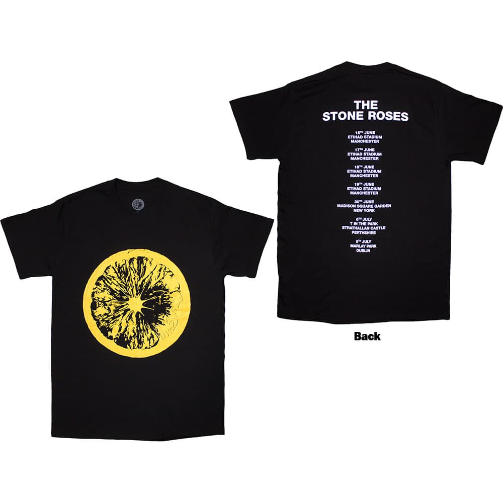 Tričko The Stone Roses - Tour 2016, Unisex,Čierna,L