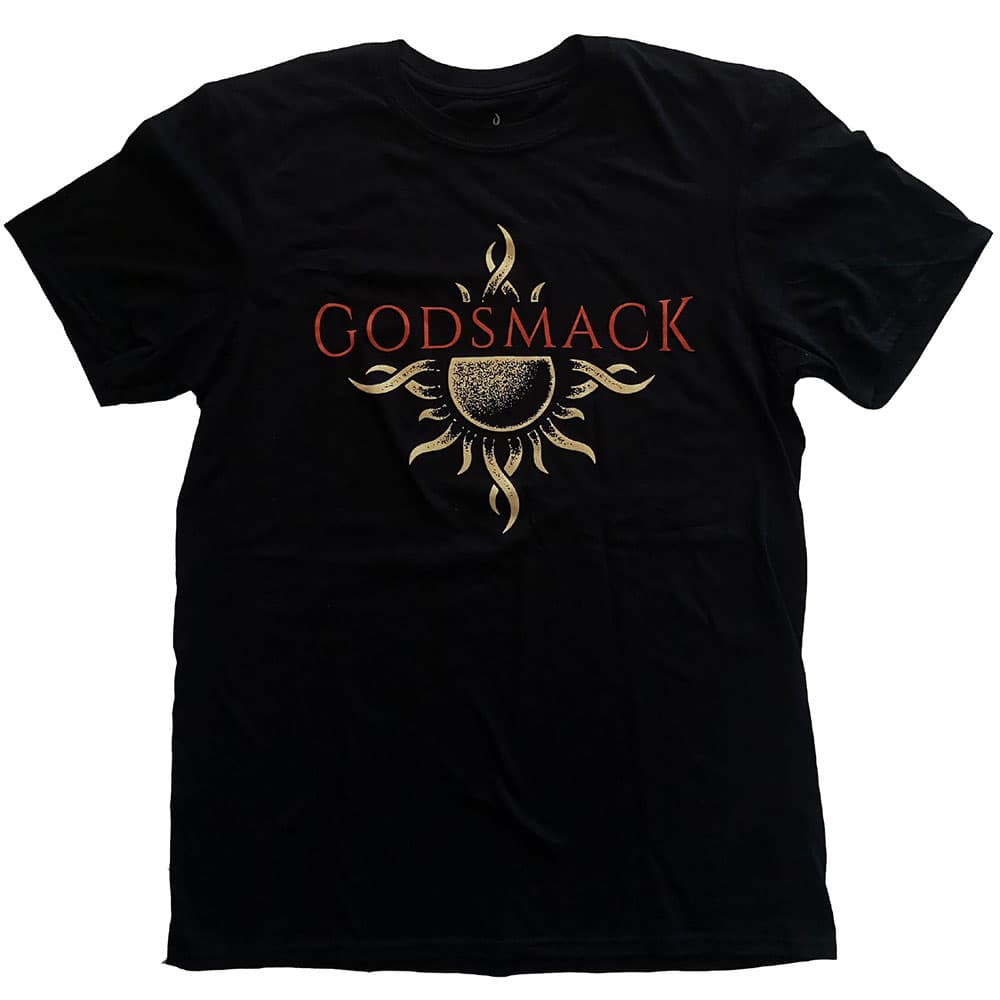 Tričko Godsmack - Sun Logo, Unisex,Čierna,S