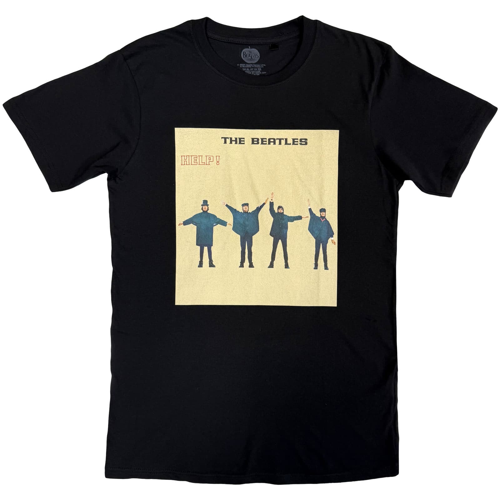 Tričko The Beatles - Help! Album Cover, Unisex,Čierna,S