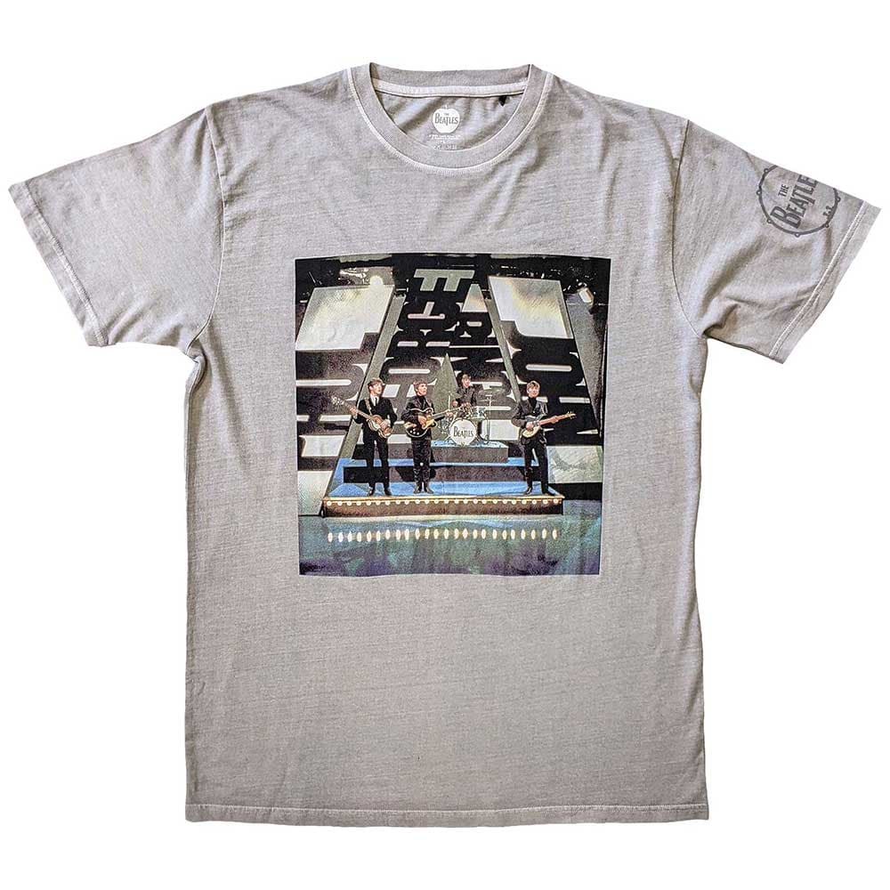 Tričko The Beatles - On Stage, Unisex,Šedá,L