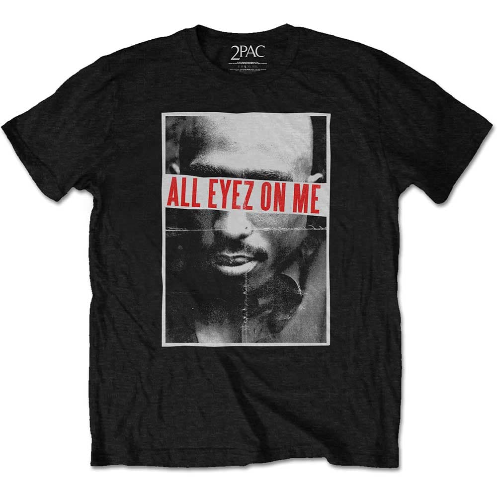 Tričko 2Pac - All Eyez, Unisex,Čierna,XL