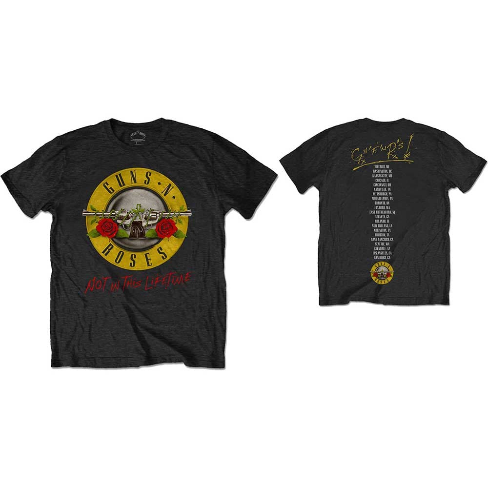 Tričko Guns N’ Roses - Not in this Lifetime Tour, Unisex,Čierna,M