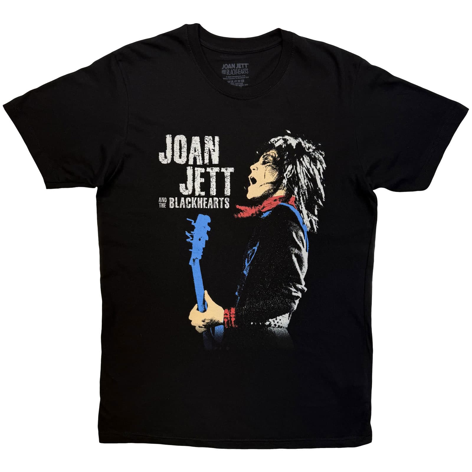 Tričko Joan Jett & The Blackhearts - Blue Guitar, Unisex,Čierna,S