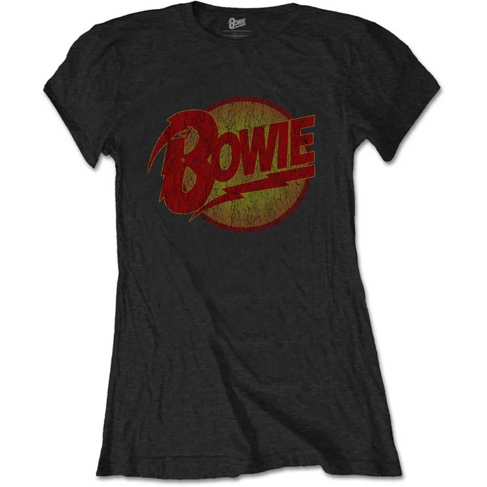Tričko David Bowie - Diamond Dogs Vintage, Žena,Čierna,S