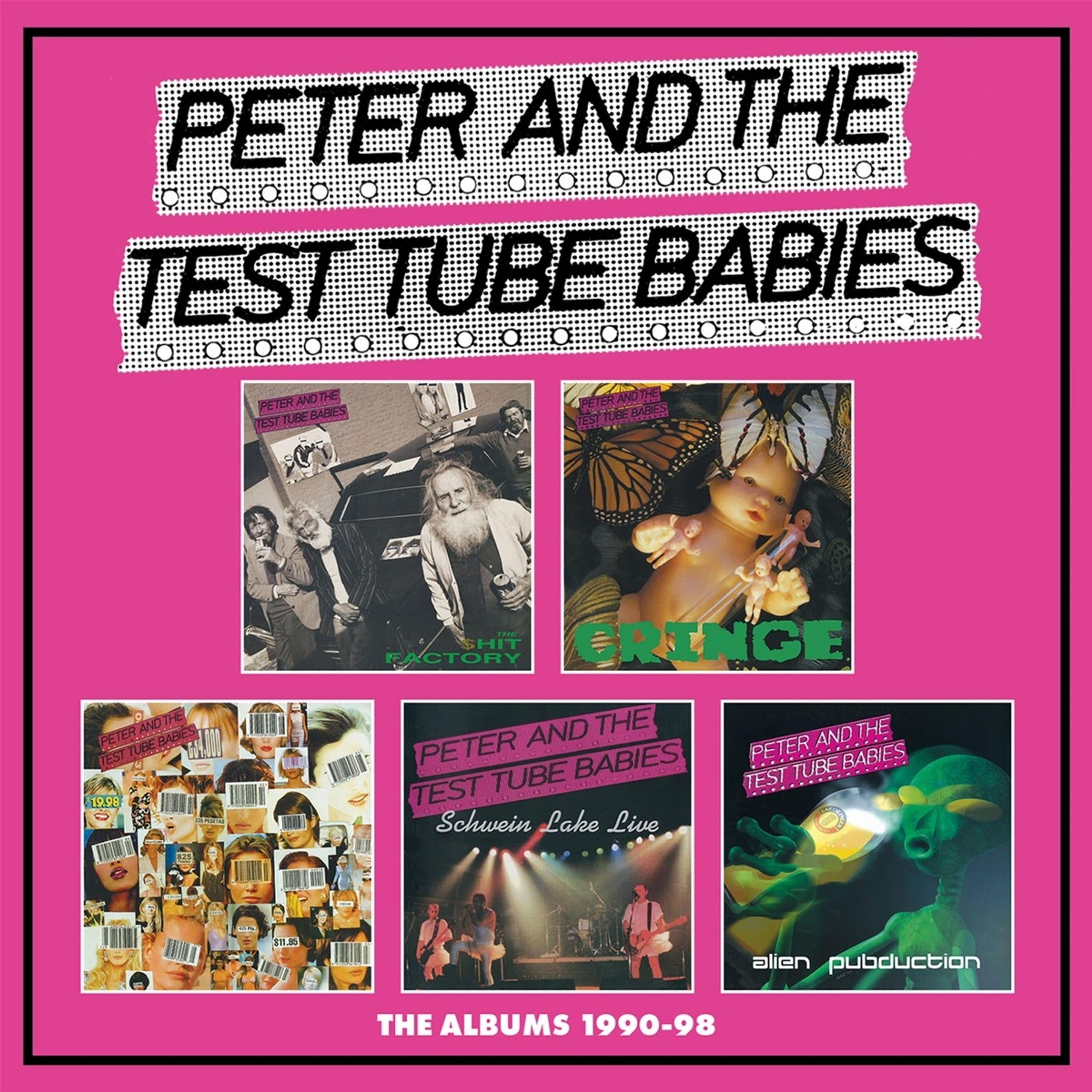 CD Peter and the Test Tube Babies - ALBUMS 1990-98