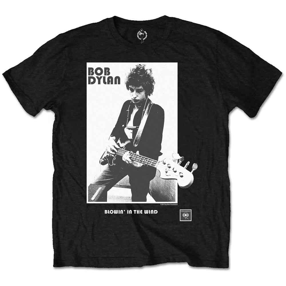 Tričko Bob Dylan - Blowing In The Wind, Dieťa,Čierna,7 – 8 rokov