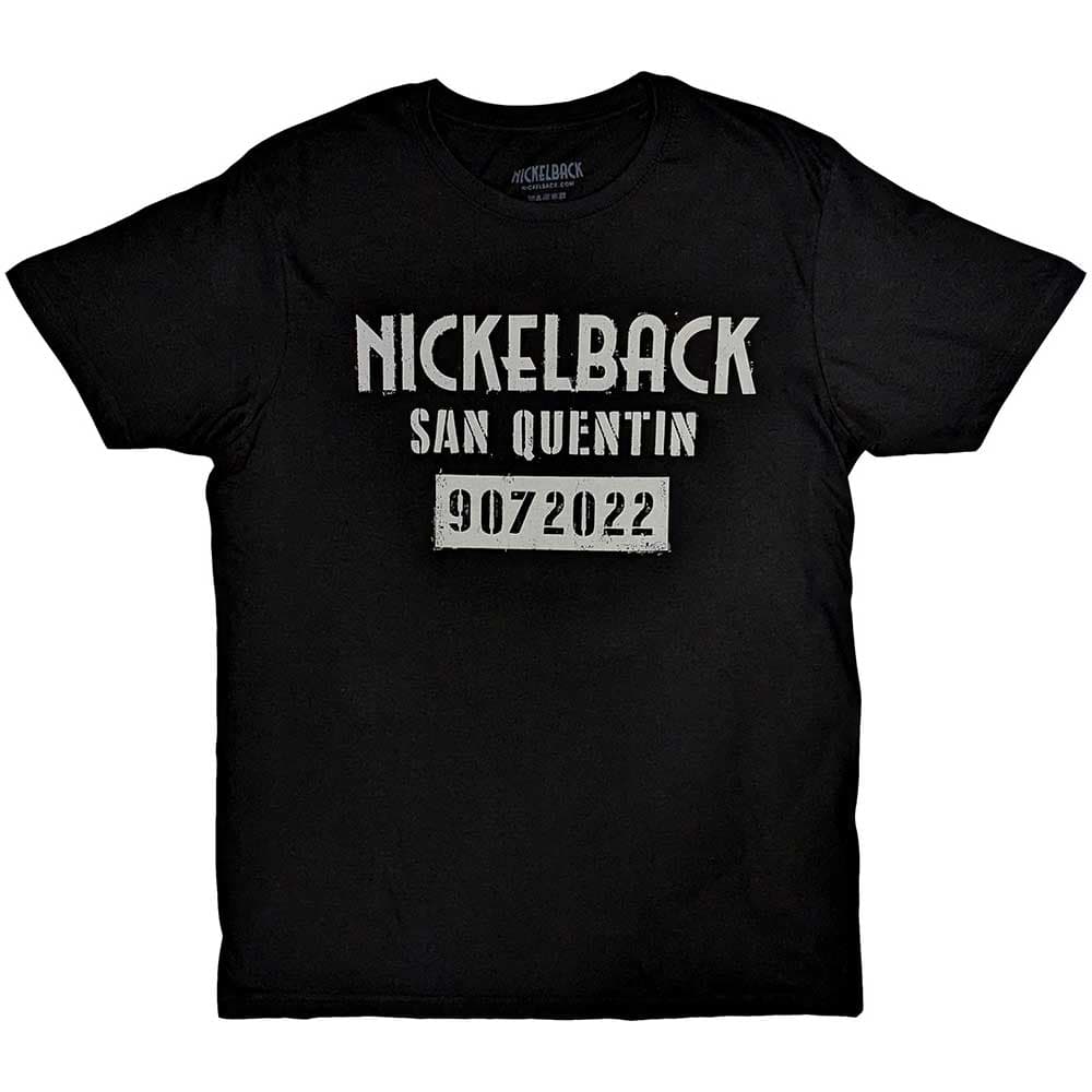 Tričko Nickelback - San Quentin, Unisex,Čierna,S