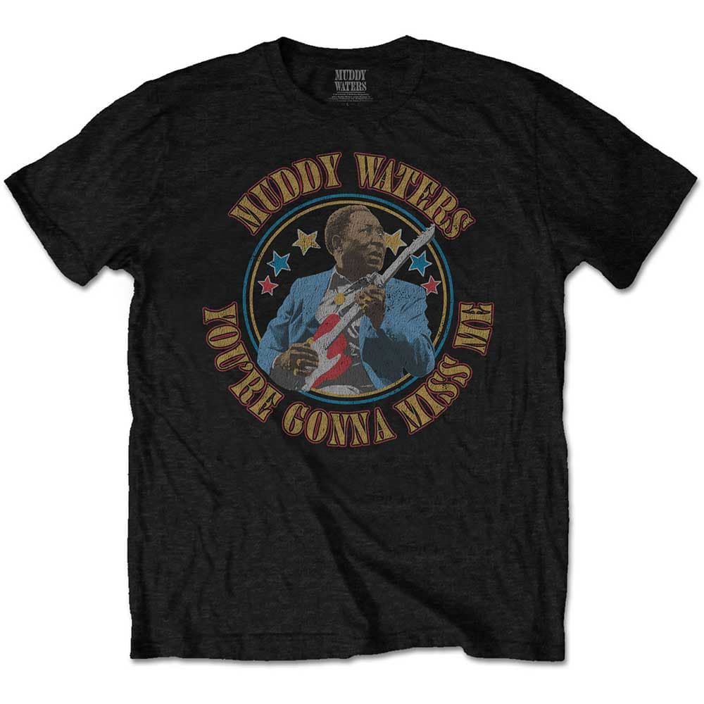 Tričko Muddy Waters - Gonna Miss Me, Unisex,Čierna,S