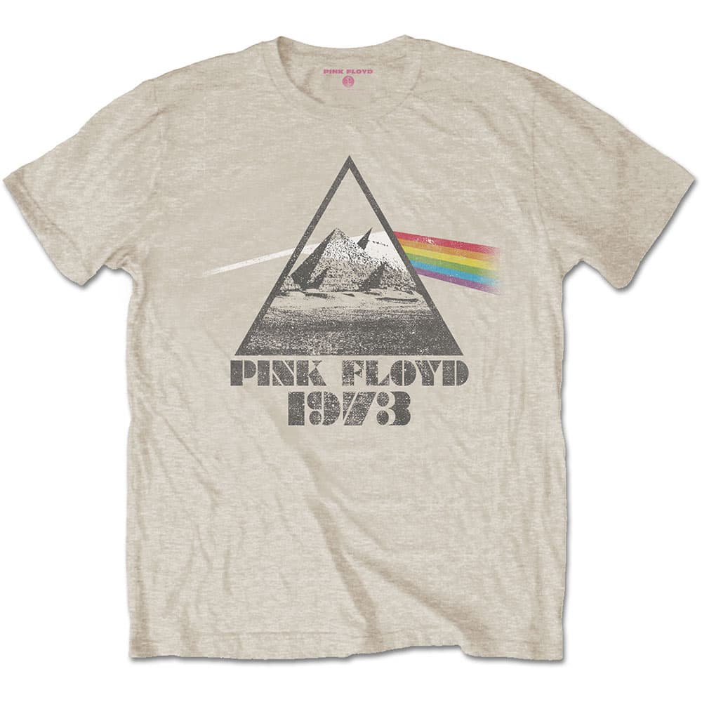 Tričko Pink Floyd - Pyramids, Unisex,Natural,S