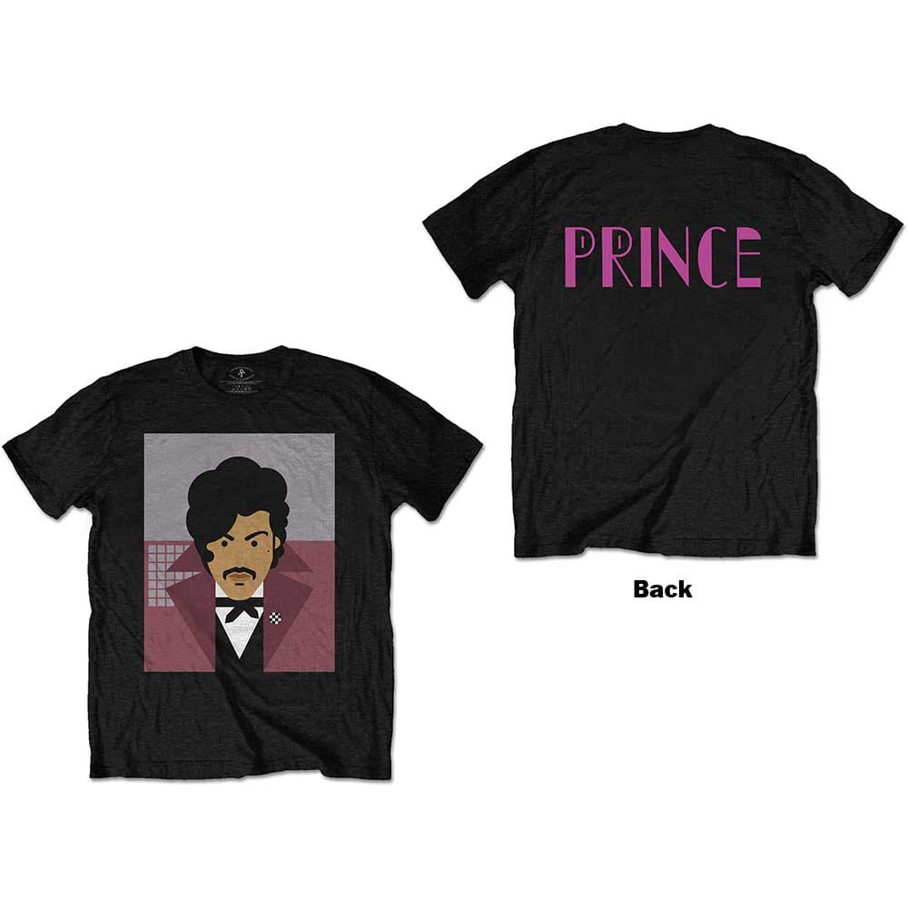 Tričko Prince - Many Faces, Unisex,Čierna,XL