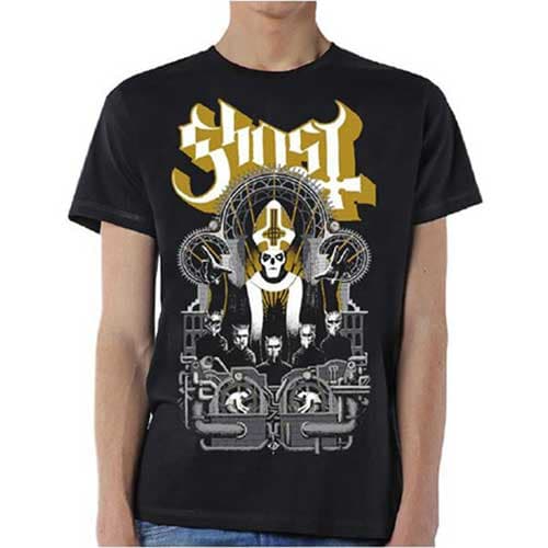 Tričko Ghost - Wegner, Unisex,Čierna,M