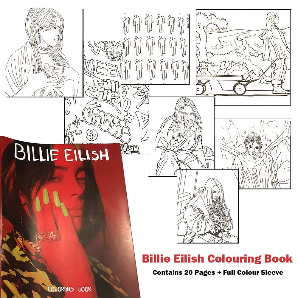 Omaľovánka Billie Eilish - Billie
