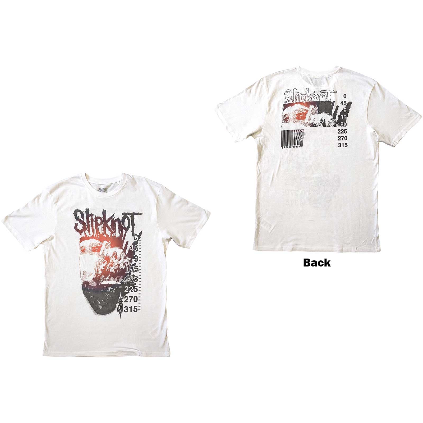 Tričko Slipknot - The End, Unisex,Biela,M