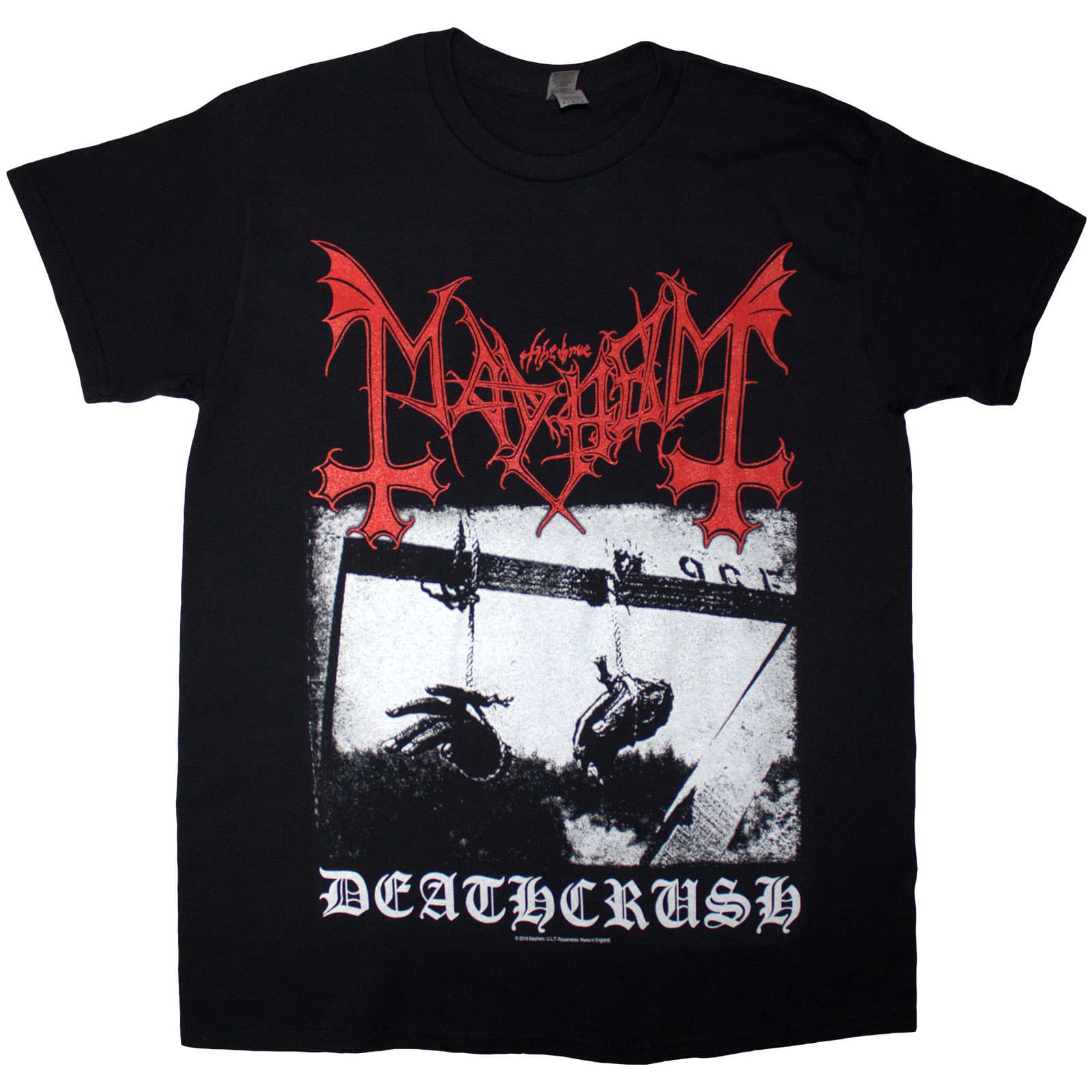 Tričko Mayhem - Deathcrush, Unisex,Čierna,S