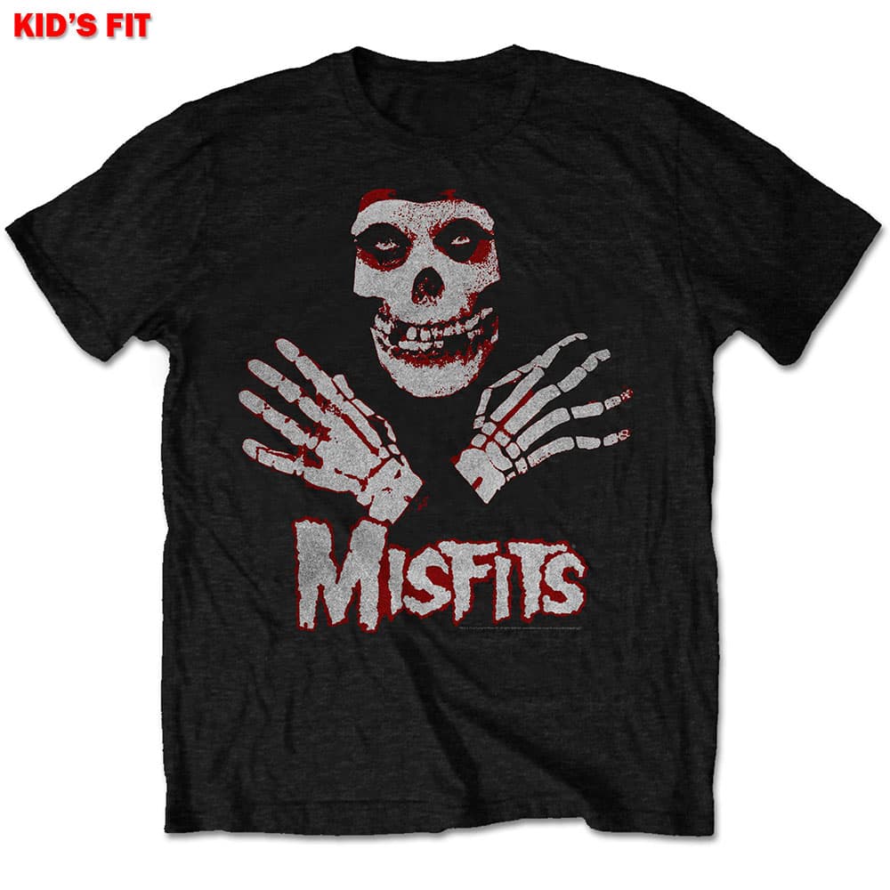 Tričko Misfits - Hands, Dieťa,Čierna,11 – 12 rokov