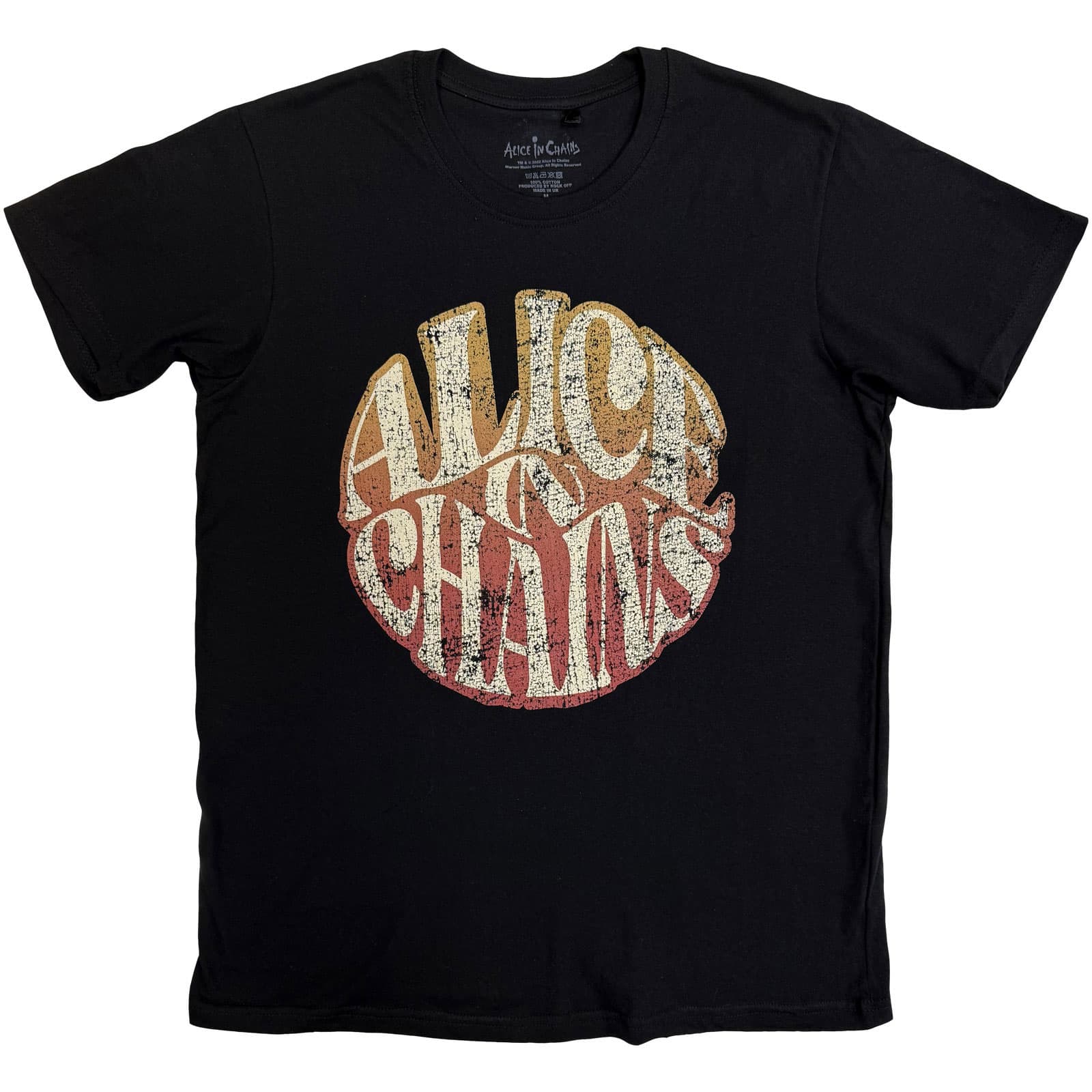 Tričko Alice In Chains - Gradient Logo, Unisex,Čierna,M