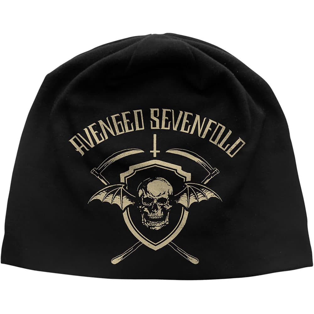 Čapica Avenged Sevenfold A7X - Shield, Unisex,Čierna,Univerzálna