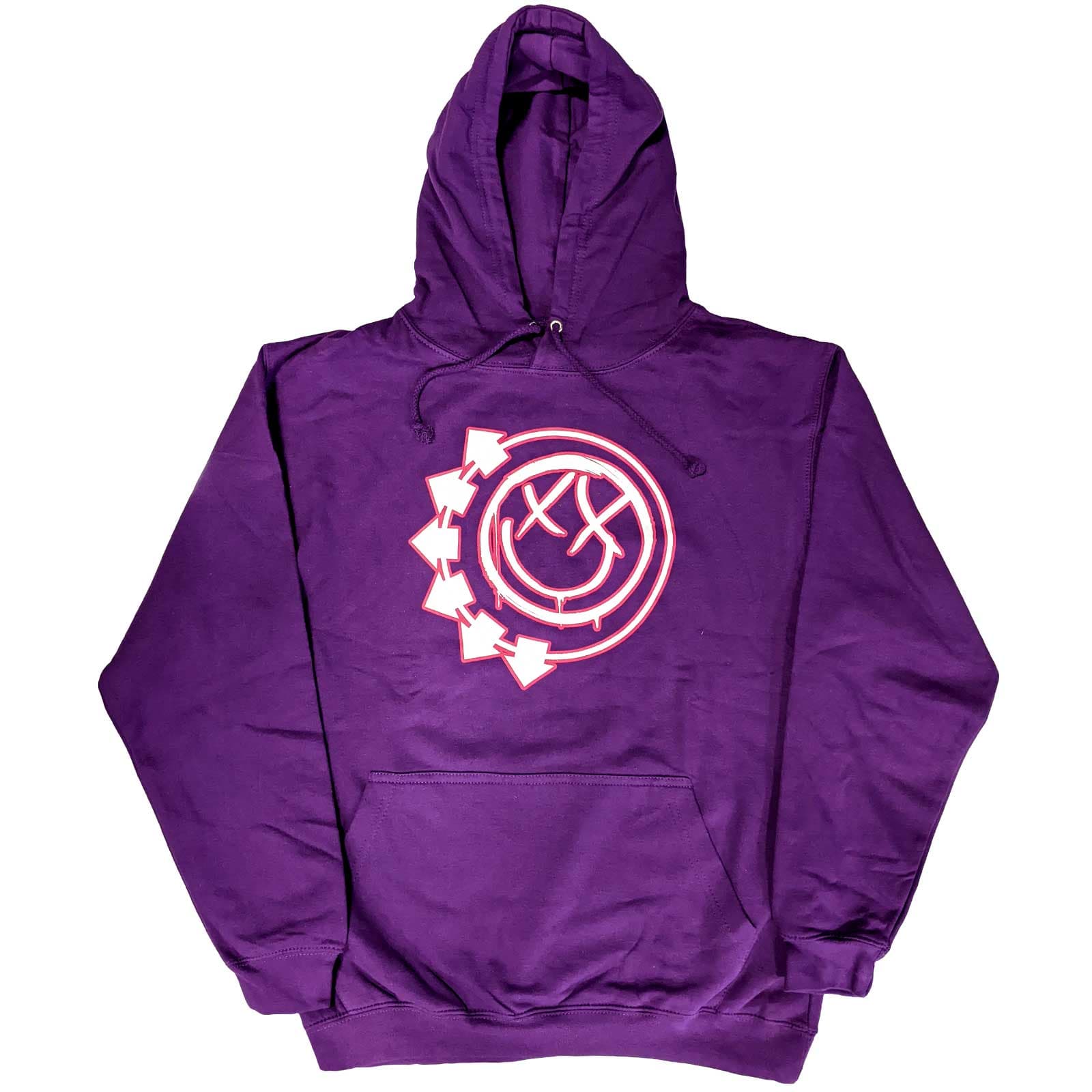 Mikina Blink 182 - Six Arrow Smiley, Unisex,Ružová,S