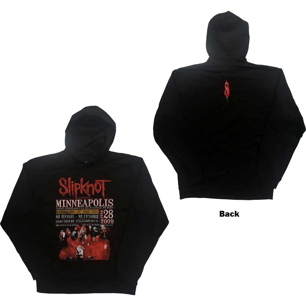 Mikina Slipknot - Minneapolis '09, Unisex,Čierna,M