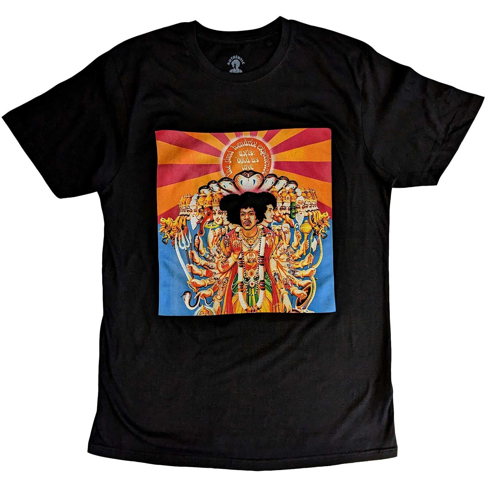 Tričko Jimi Hendrix - Axis, Unisex,Čierna,M