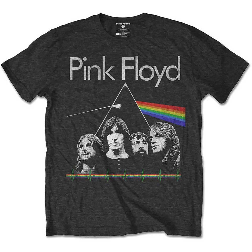 Tričko Pink Floyd - DSOTH Band & Pulse, Dieťa,Šedá,5 – 6 rokov