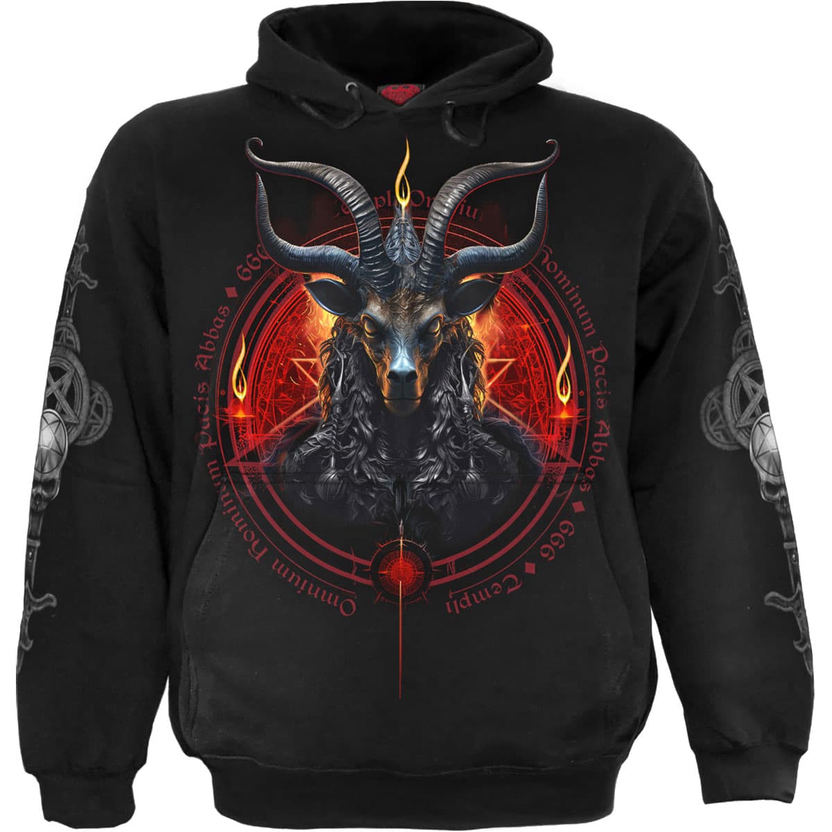 Mikina Spiral Stairs - Baphomet, Unisex,Čierna,L