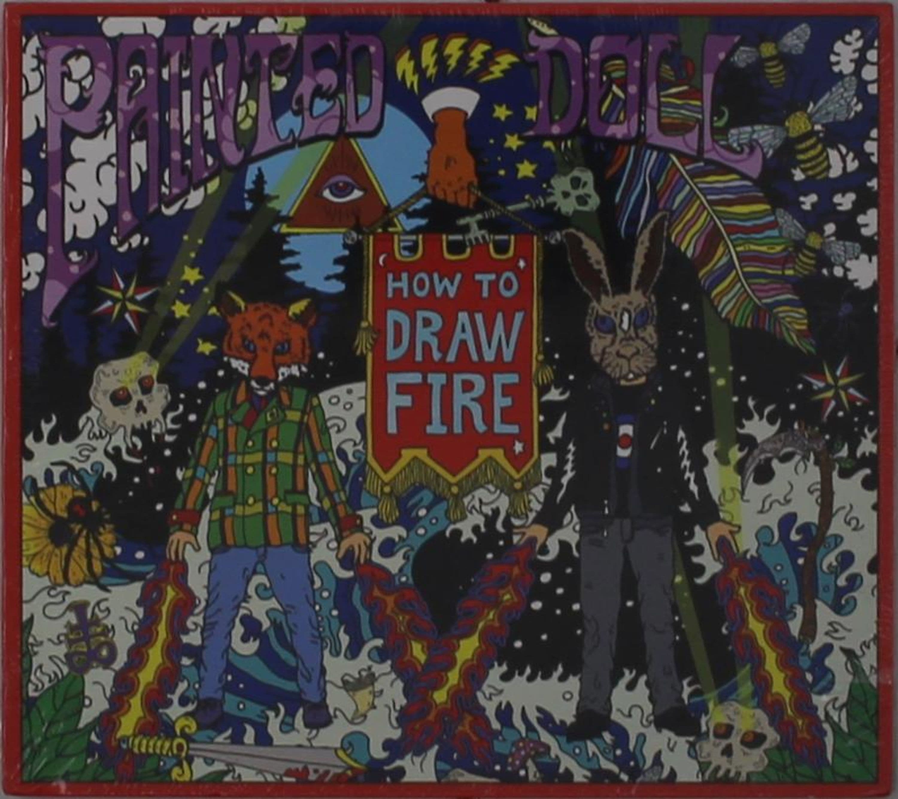 CD Painted Doll - HOW TO DRAW FIRE