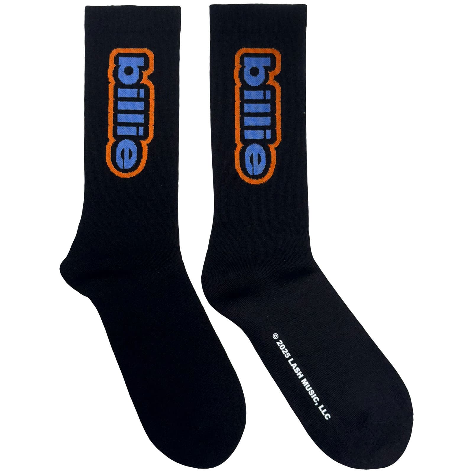 Ponožky Billie Eilish - Outline Logo, Unisex,Čierna,UK 7 - 11