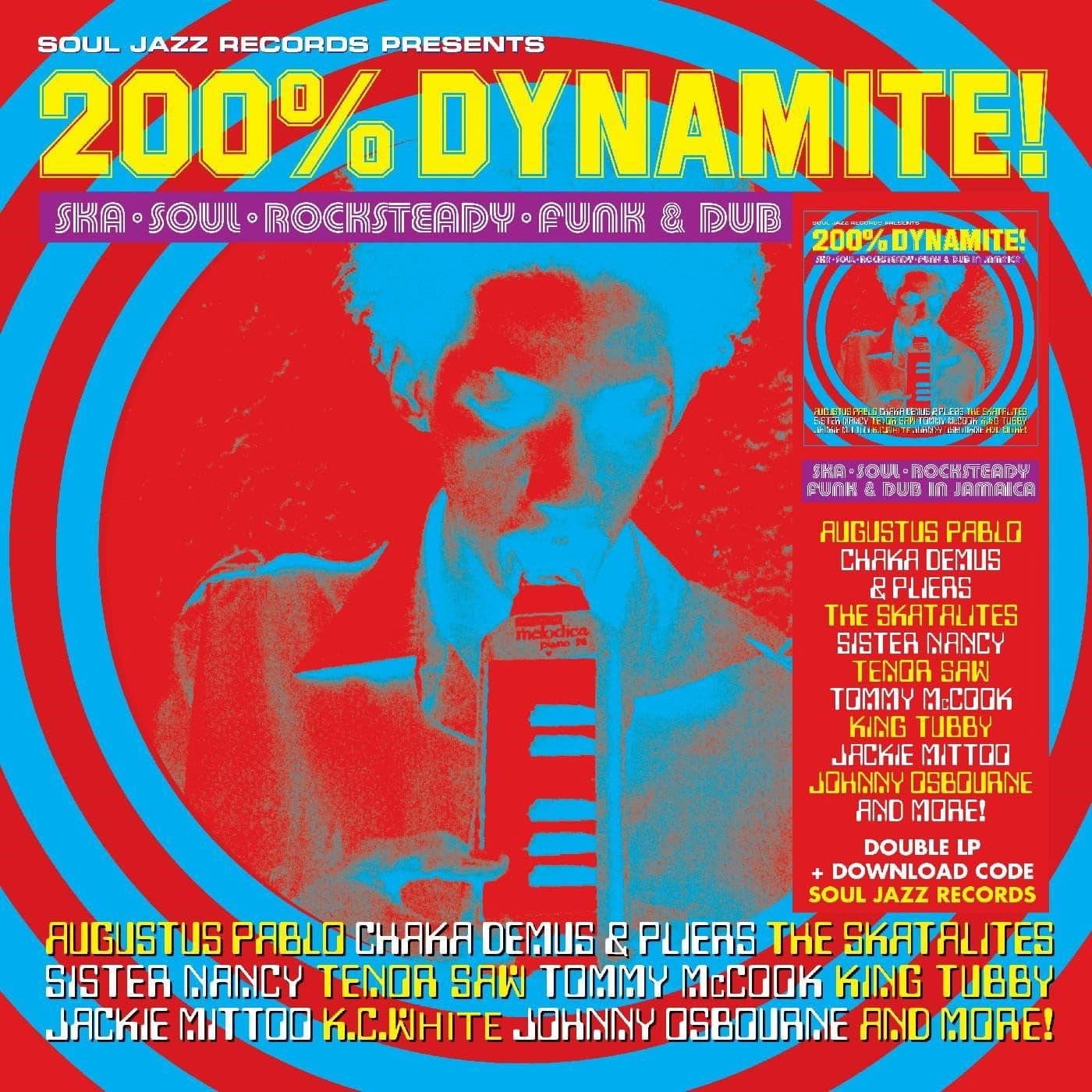Vinyl Various Artists - 200% DYNAMITE! SKA, SOUL, ROCKSTEADY, FUNK & DUB IN JAMAICA