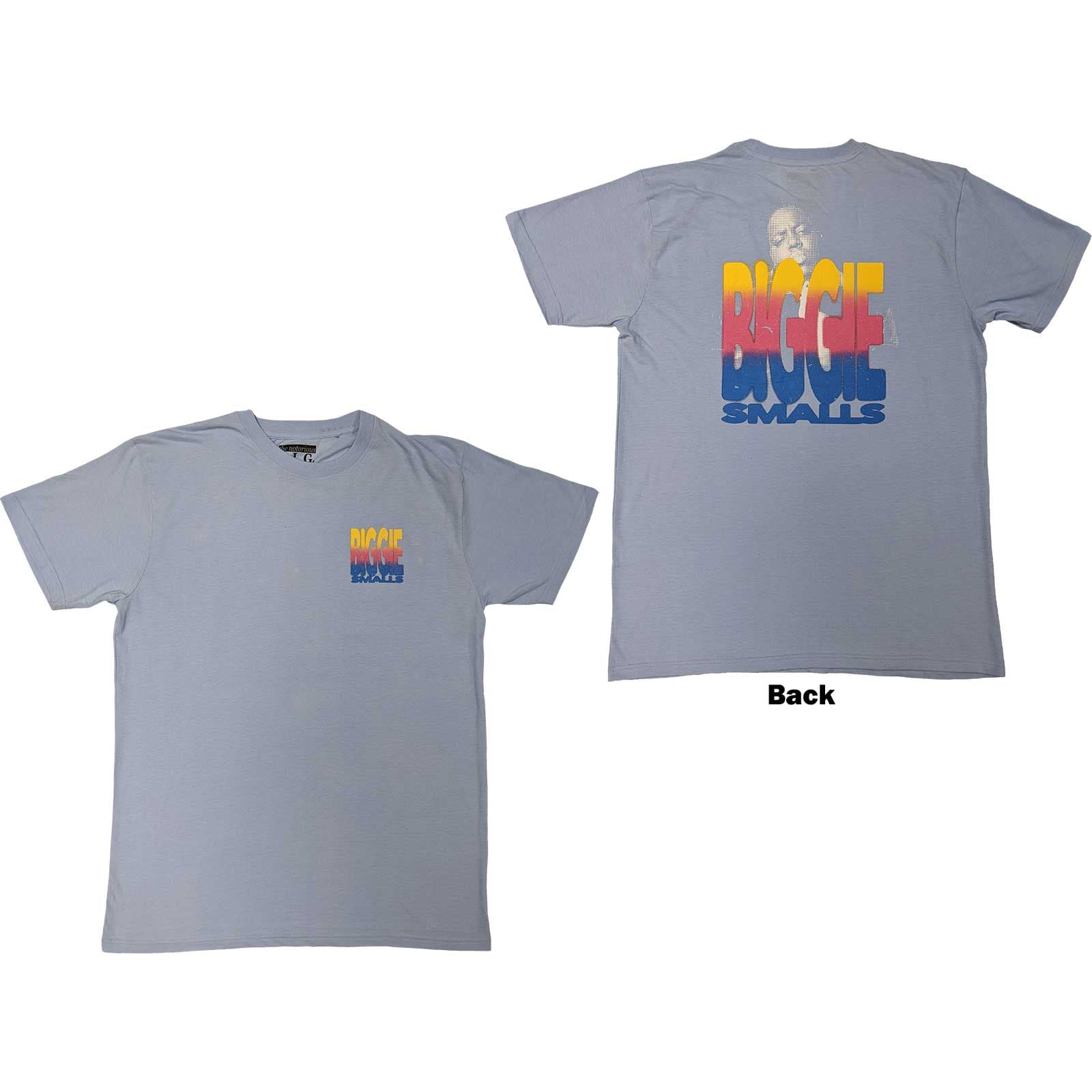 Tričko Biggie Smalls - Halftone Biggie, Unisex,Fialová,L