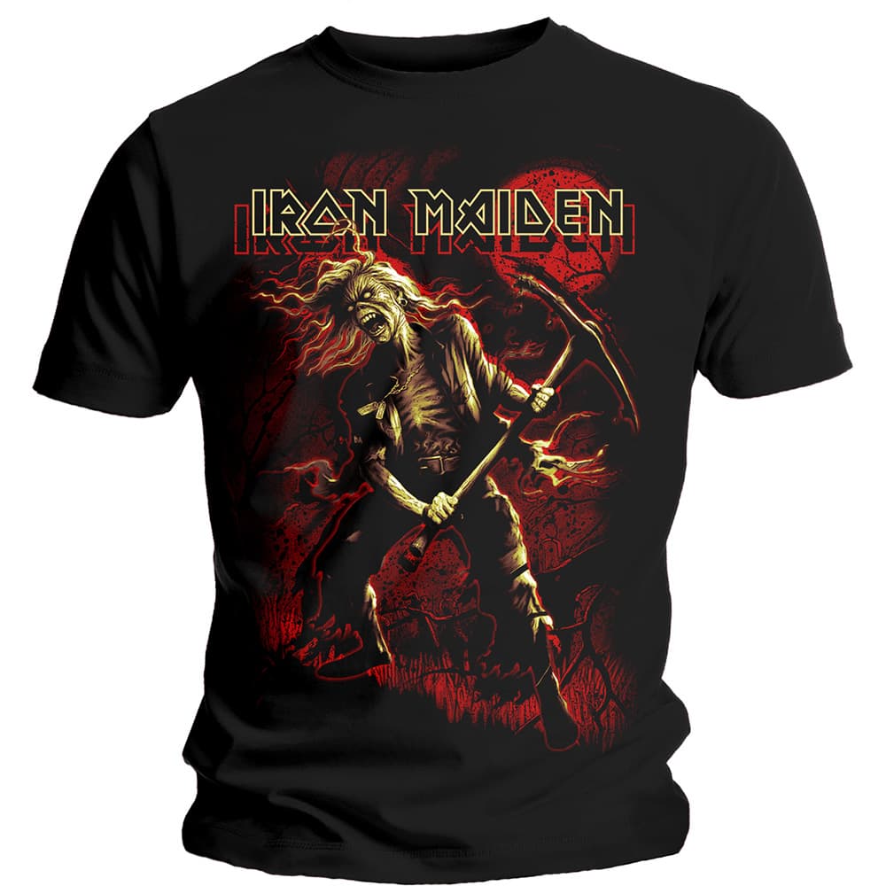 Tričko Iron Maiden - Benjamin Breeg Red Graphic, Unisex,Čierna,M