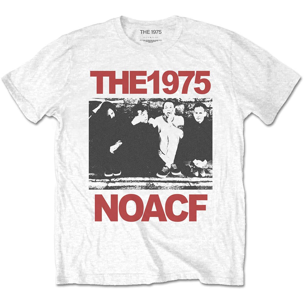 Tričko The 1975 - NOACF, Unisex,Biela,M
