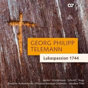 CD Wrocław Baroque Orchestra - TELEMANN: LUKASPASSION 1744 TVWV 5:29