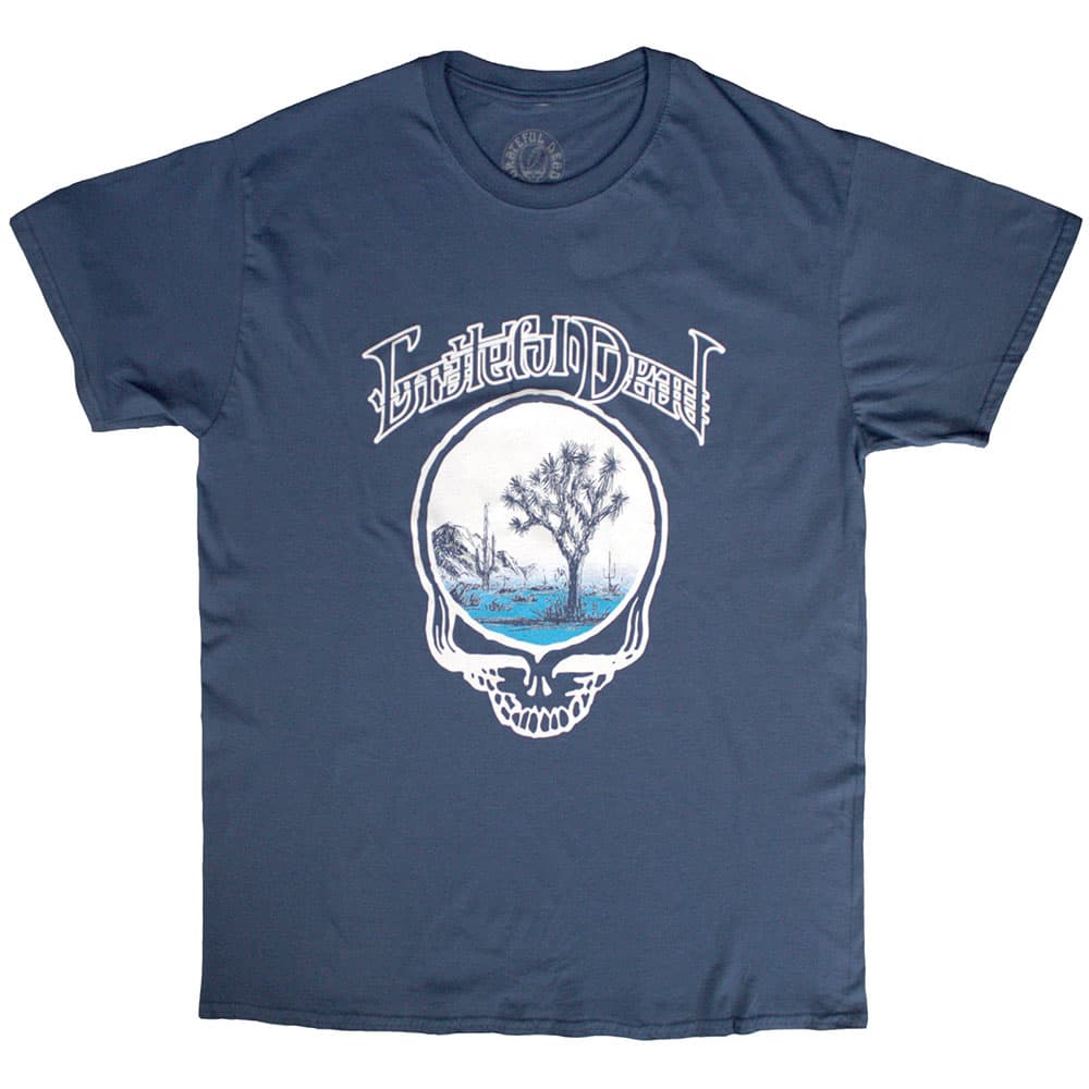 Tričko Grateful Dead - Joshua Tree, Unisex,Modrá,M