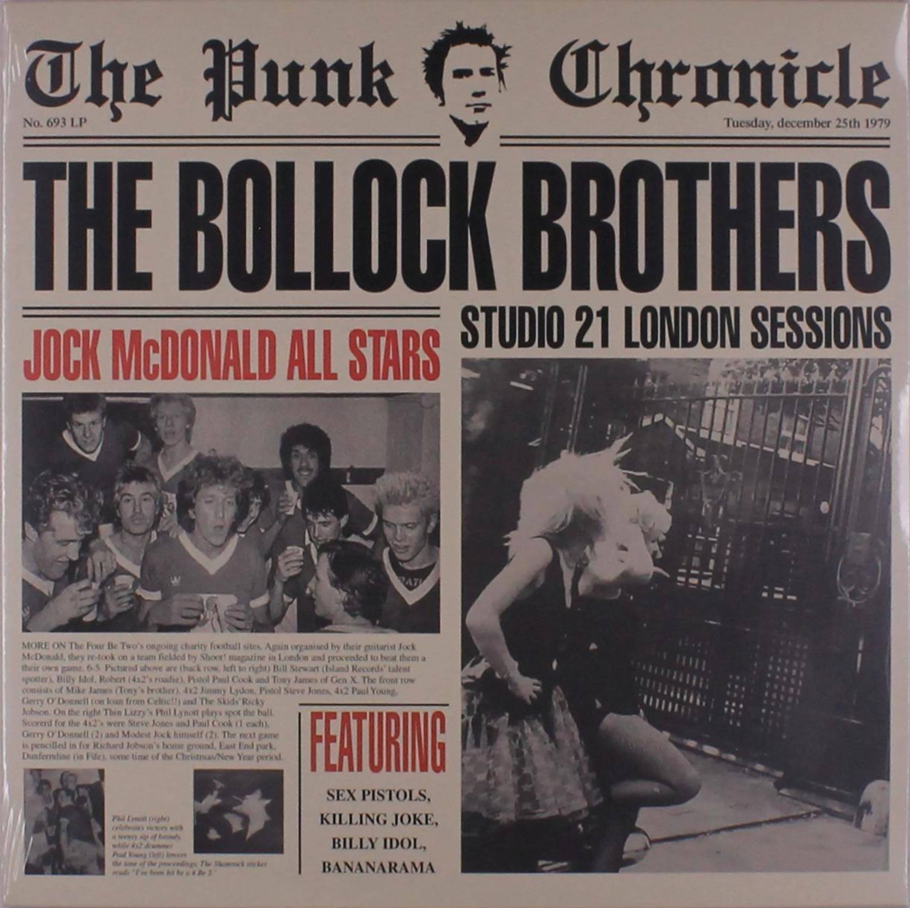Vinyl The Bollock Brothers - 21 STUDIO SESSIONS