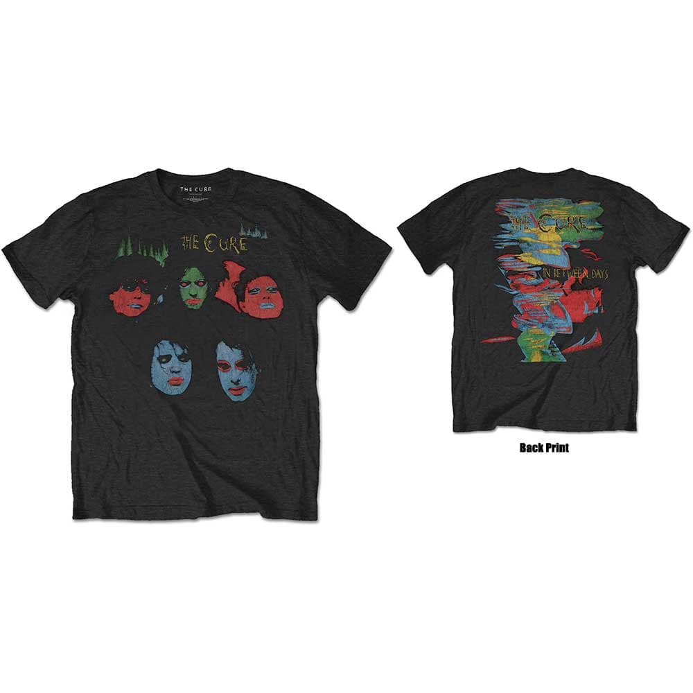Tričko The Cure - In Between Days, Unisex,Čierna,S