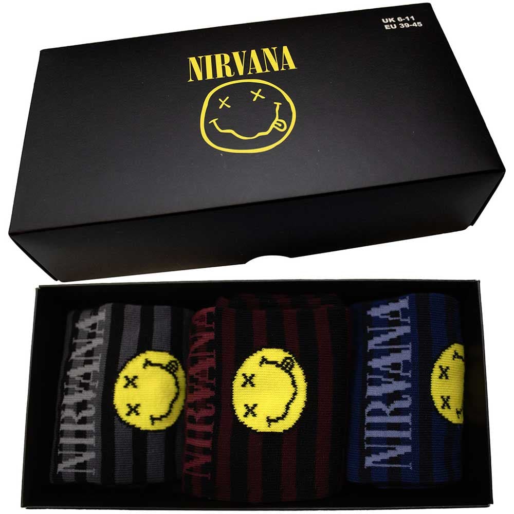 Ponožky Nirvana - Smile Stripes, Unisex,Multicolor,UK 7 - 11