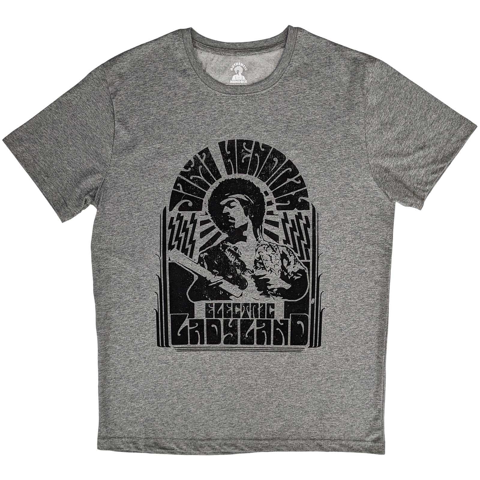 Tričko Jimi Hendrix - Electric Ladyland Mono, Unisex,Šedá,S