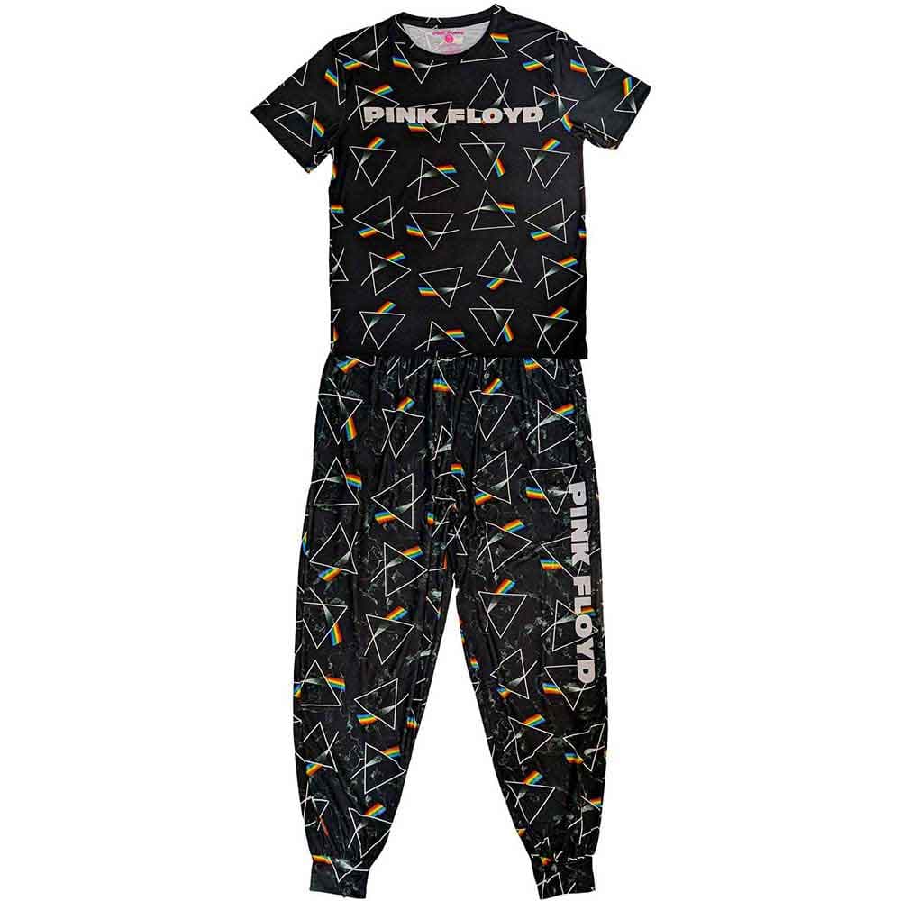 Pyžamo Pink Floyd - Prism Repeat, Unisex,Čierna,S
