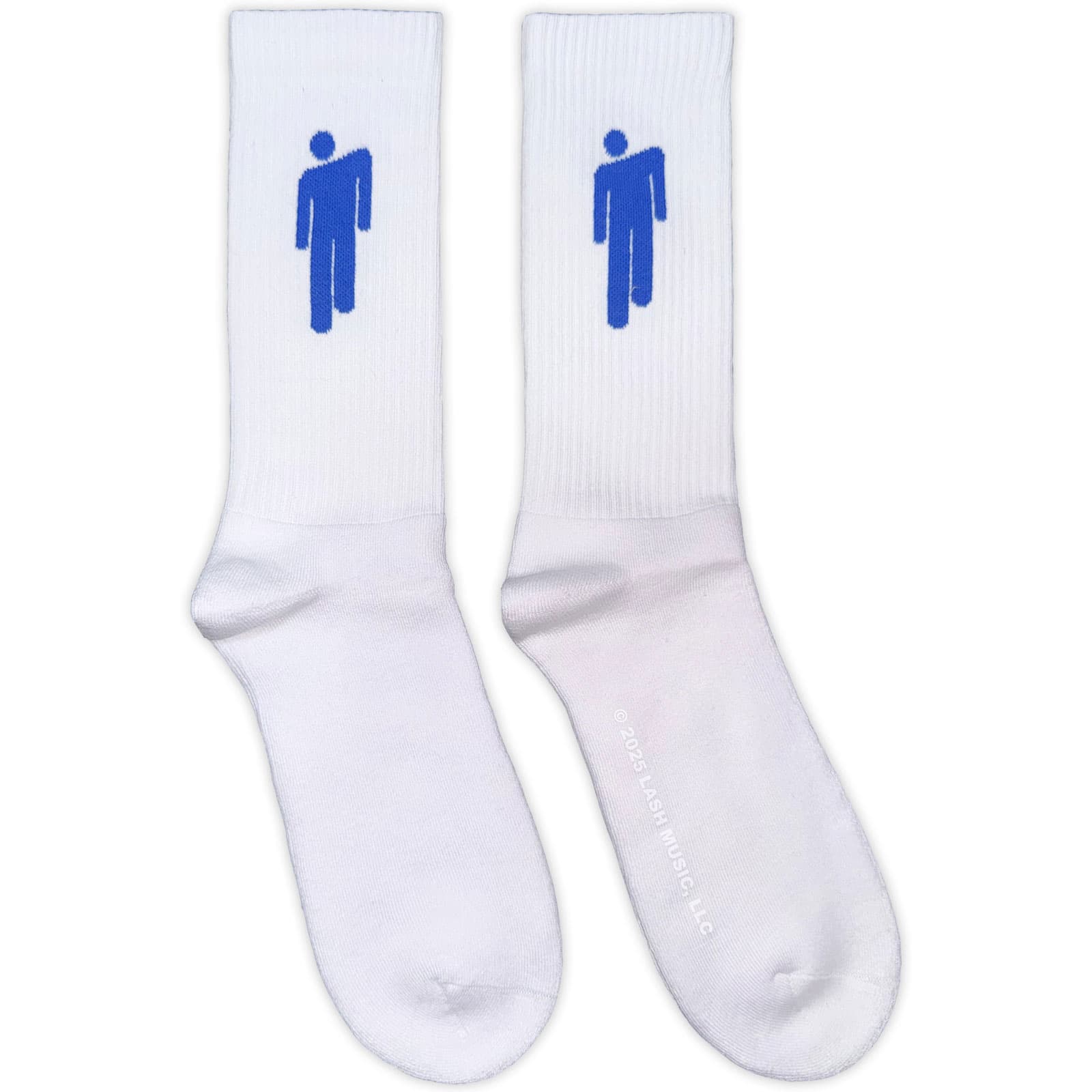 Ponožky Billie Eilish - Blue Blohsh, Unisex,Biela,UK 7 - 11
