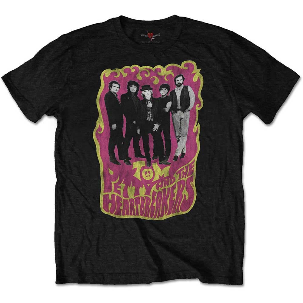 Tričko Tom Petty & The Heartbreakers - Damn The Torpedoes, Unisex,Čierna,M