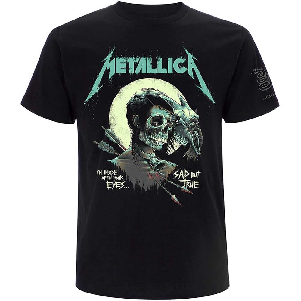 Tričko Metallica - Sad But True Poster, Unisex,Čierna,S