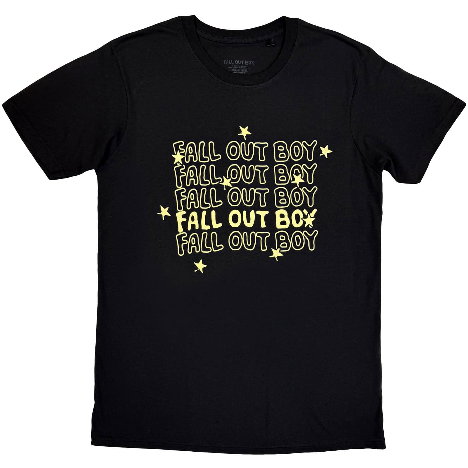 Tričko Fall Out Boy - Logo Repeat, Unisex,Čierna,S