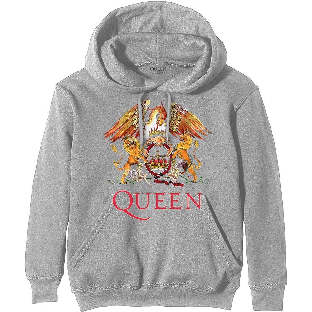 Mikina Queen - Classic Crest, Unisex,Šedá,M