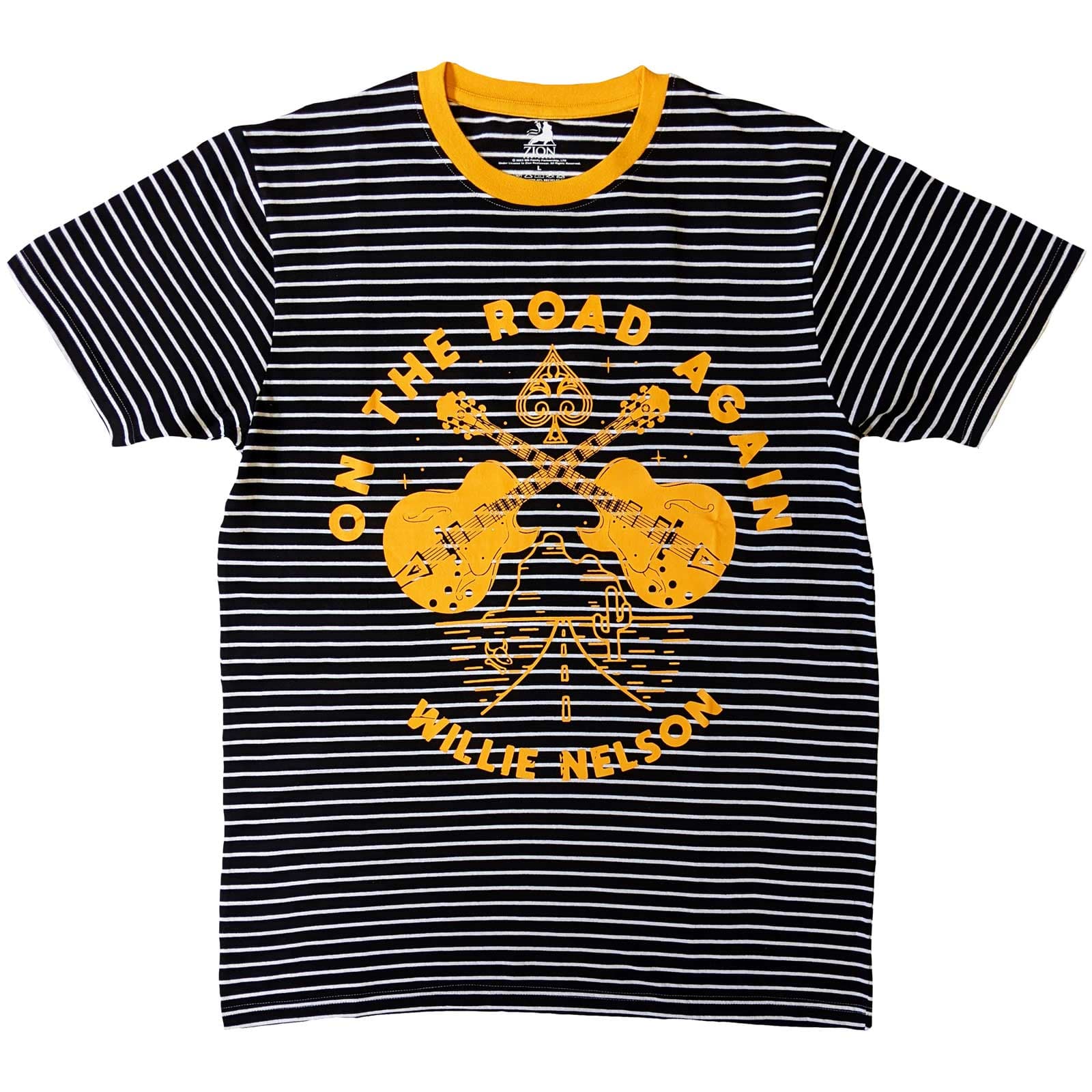 Tričko Willie Nelson - On The Road Again, Unisex,Multicolor,S