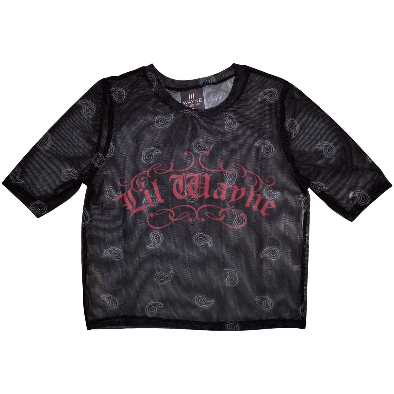 Tielko Lil Wayne - Script Logo, Žena,Čierna,XS/S
