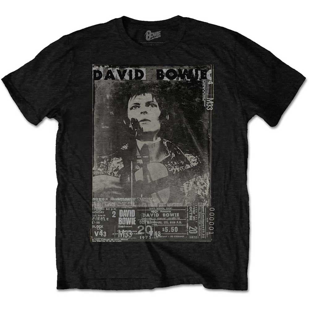 Tričko David Bowie - Ziggy, Unisex,Čierna,S