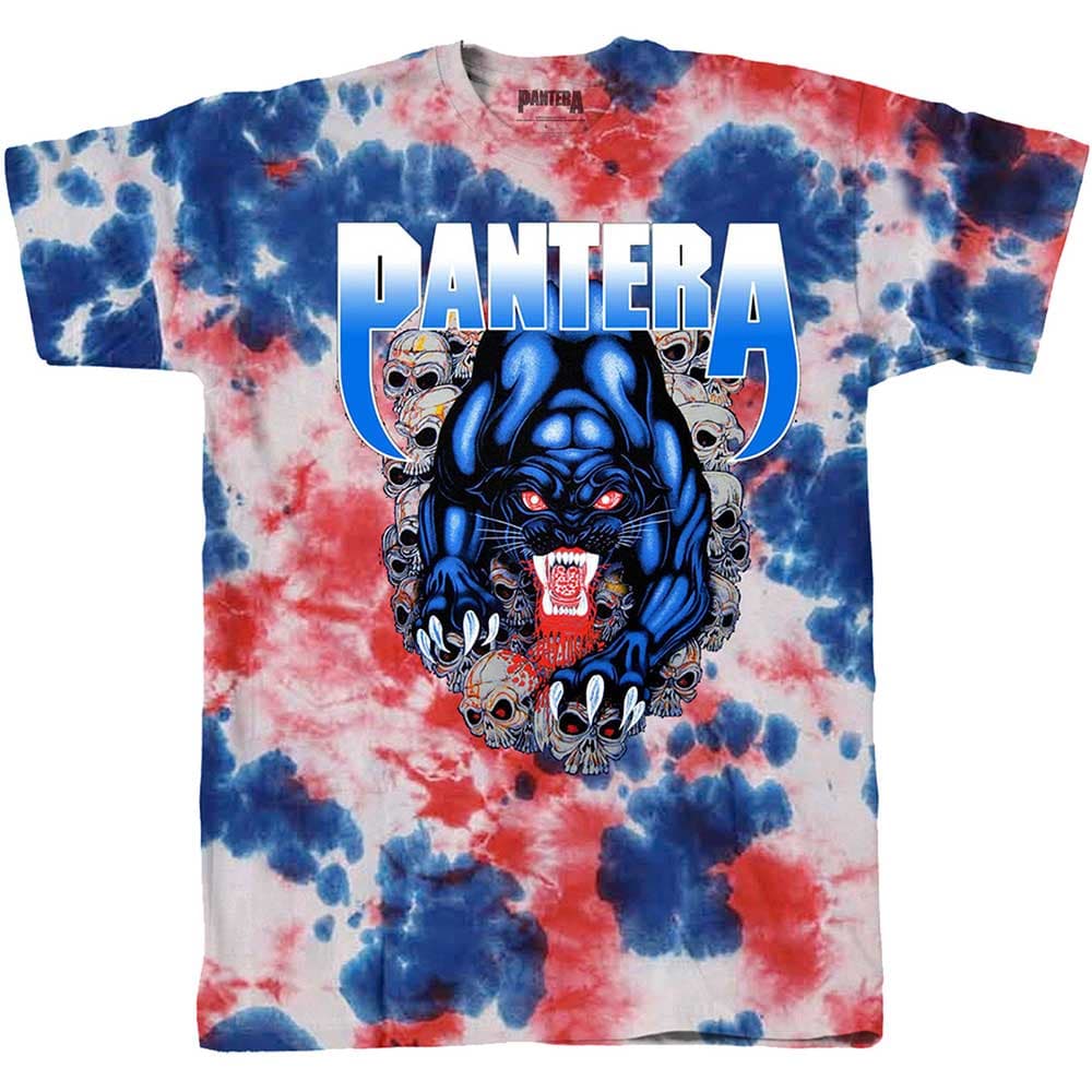 Tričko Pantera - Panther, Unisex,Modrá,L